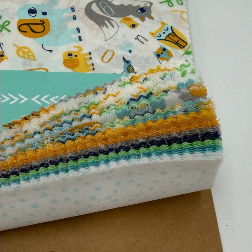 42 Pieces Quilting Assorted & Animal Print Fabric Square